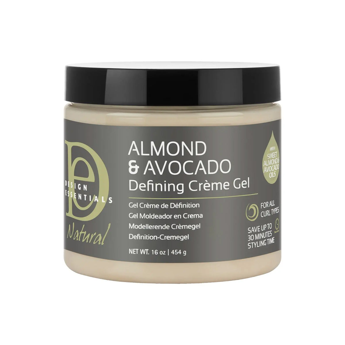 ALMOND & AVOCADO GEL CRÈME DE DÉFINITION / DESIGN ESSENTIALS