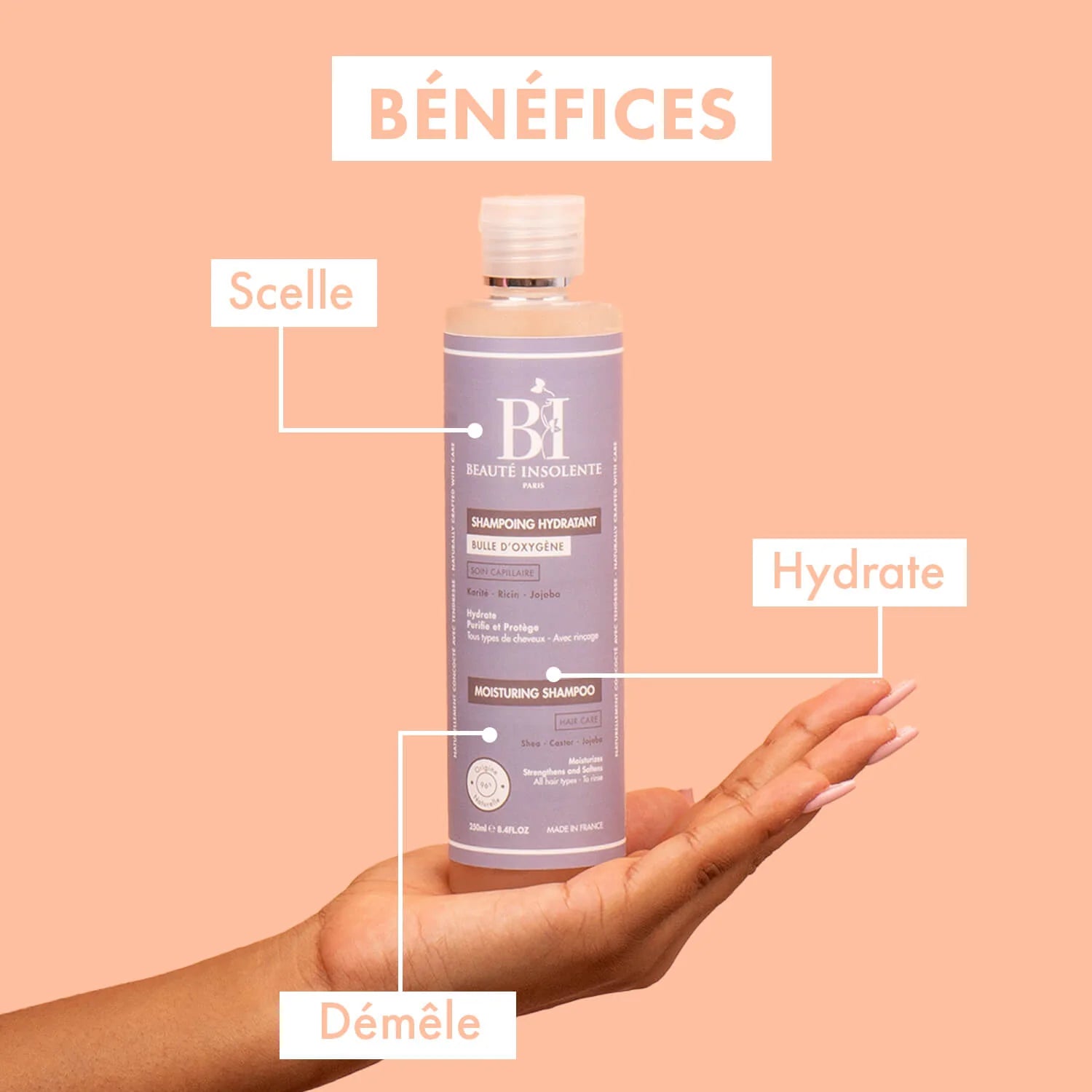 SHAMPOING HYDRATANT / BEAUTÉ INSOLENTE