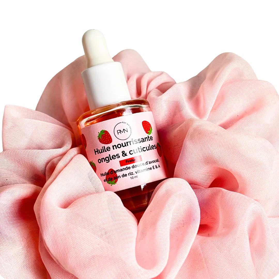 Huile nourrissante ongles & cuticules parfum fraise / POP MY NAILS