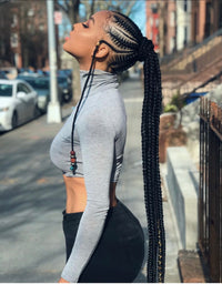 Cornrows définis chignon / 80€