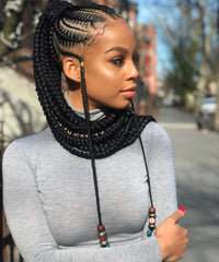 Cornrows définis chignon / 80€