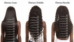 Charger l&#39;image dans la galerie, 4 CORNROWS TISSAGE AU BOUT / 65€
