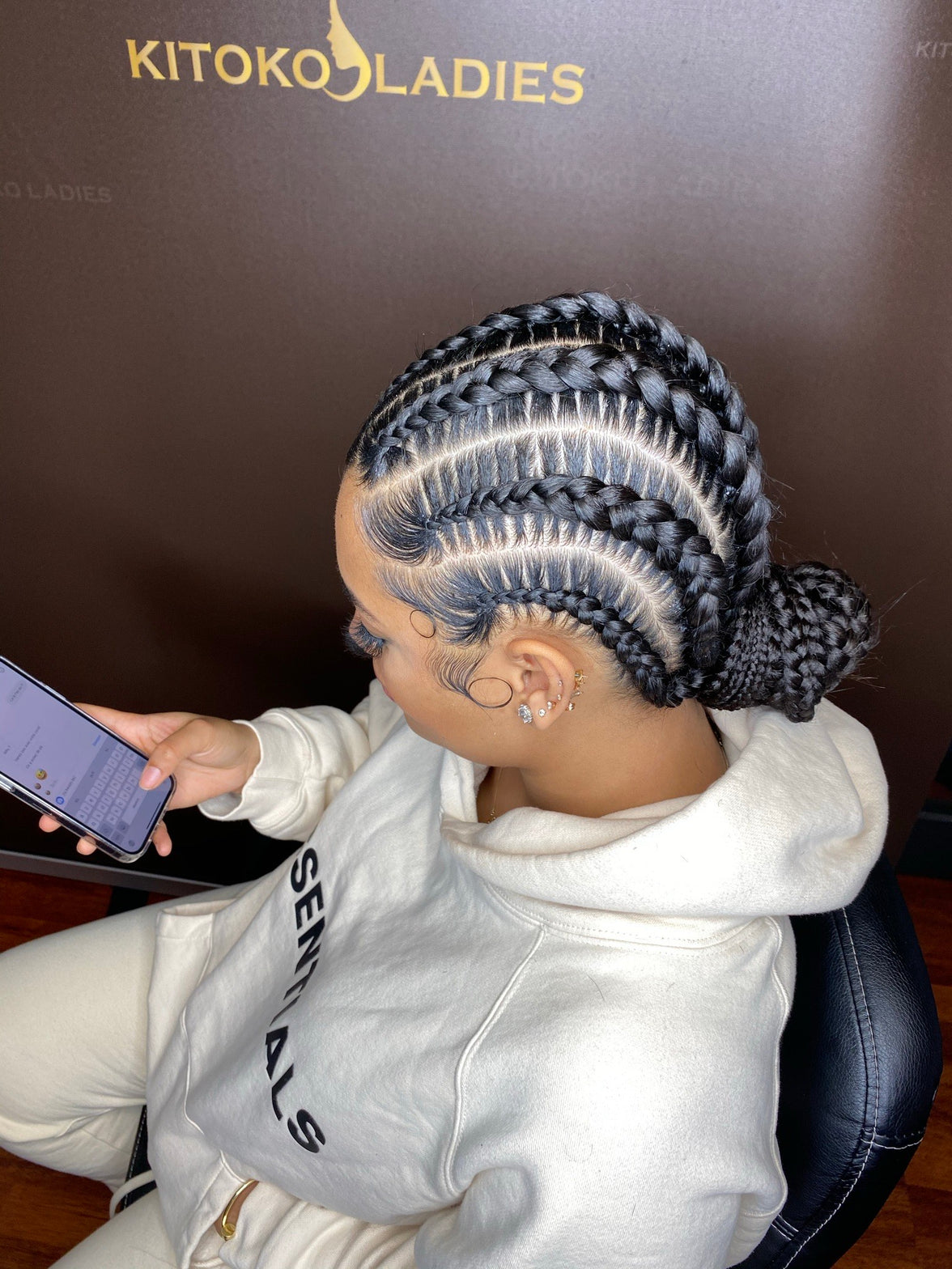 CORNROWS BUN /65€