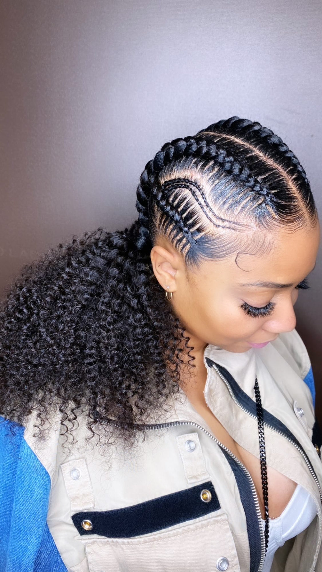 4 CORNROWS TISSAGE AU BOUT / 70€