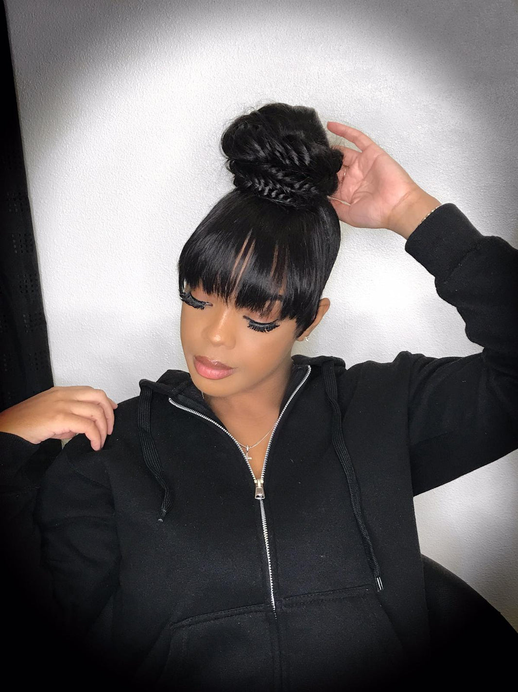 Ponytail frange droite / 70€