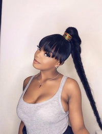 Ponytail frange droite / 70€