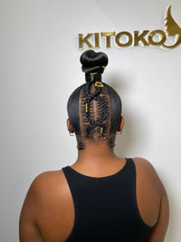 Ponytail tresse croisée / 70€